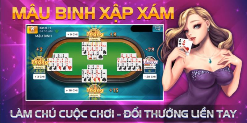 Hãy linh hoạt và thay đổi chiến thuật thường xuyên khi chơi Mậu Binh